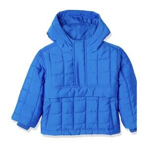 Amazon Essentials Boys Quilted Pullover Jacket Blue XX-Large